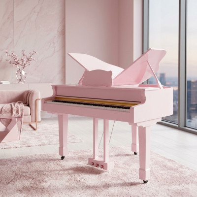 Digitalt piano rosa