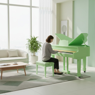 Digitalpiano med blank yta