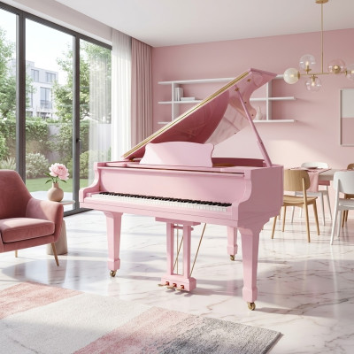 Digitalt piano rosa