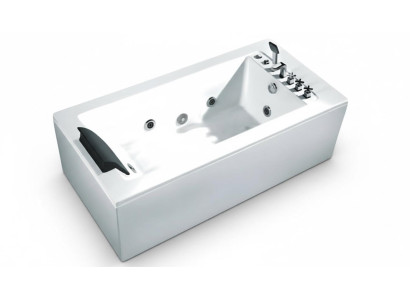 Bad Luxuswanne Whirlpool Badewanne Wellnesswanne Blubberbad Wanne 185x90 cm