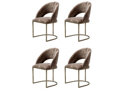 4er-Set Polsterstühle – elegant, bequem und modern gestaltet