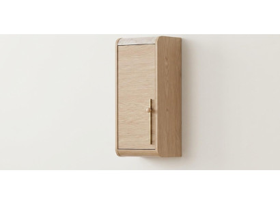 Wand Vitrine Regal Stil modern beige neu Wohnzimmer bequem