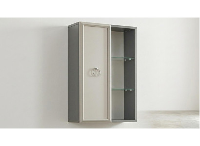 Wandschrank Stil modern grau Wohnzimmer praktisch bequem