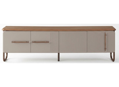 TV Lowboard Stil modern braun Wohnzimmer bequem komfortabel