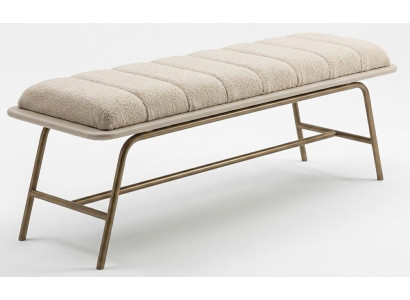 Bank modern beige bequem praktisch Schlafzimmer komfortabel
