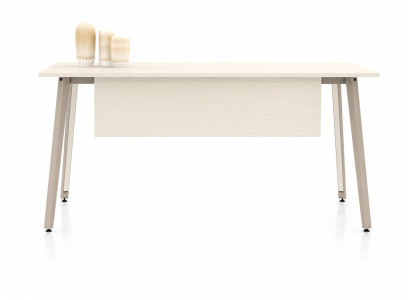 Bürotisch hochwertig Schreibtisch Weiß Modern Computer Holz