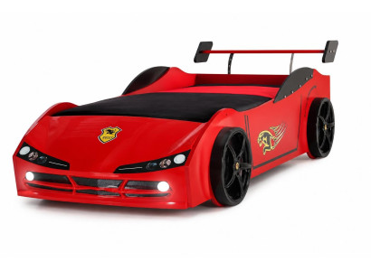 Autobett Rennwagen Kinderzimmer Modern stylische Räder