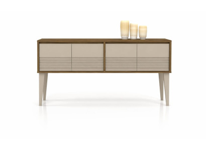 Beige Wohnkommode Modern Stauraum Esszimmer Zeitlos Stilvoll