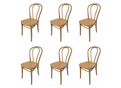 6 Esszimmerstühle Holz Bugholz Wiener Kaffeehaus Vintage Bistro Design