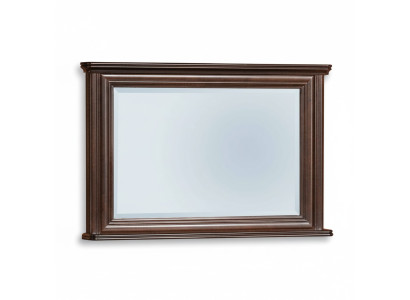 Klassisk designerspegel med äkta träram XXL 107x71 spegel - Modell W-L2