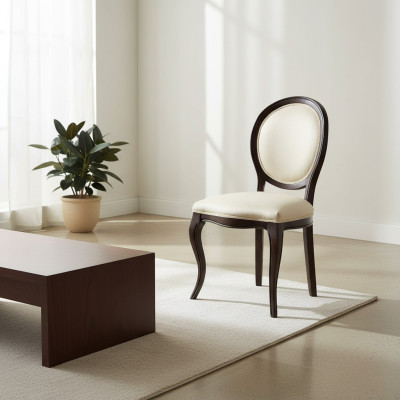 Klassische Stühle Designer Stuhl Holzstuhl Esszimmerstuhl Königsstuhl - Model S