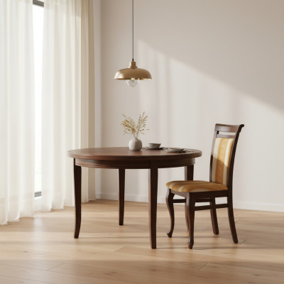 Klassische Stühle Stuhl Esszimmerstuhl Königlicher Lehnstuhl Holz - Model W-01