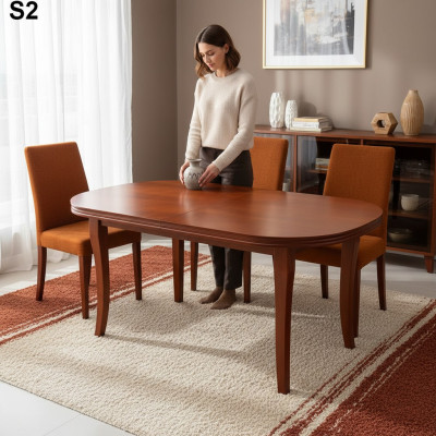 Tisch Esstisch Holztisch XXL Konferenztisch 90X200cm Ausziehbar 200X280cm