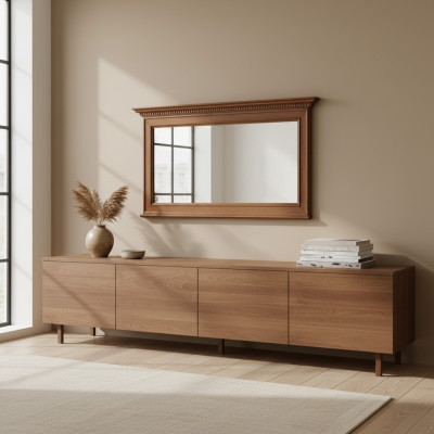 Klassischer Wandspiegel Holzrahmen Antik Style Spiegel Neu Italienische Möbel