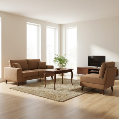 Klassischer Couchtisch Tisch Holztisch Tische Barock Holztische Neu ZB-6