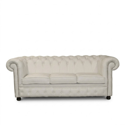 Sofa Couch Polster Garnitur Sitz Sofas Couchen Chesterfield 3 Sitzer NAPOLI III