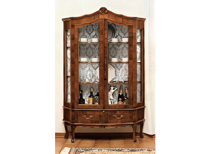 Anrichte Regal Schrank Glas Schränke Vitrinen Italienische Möbel Glasschrank Neu