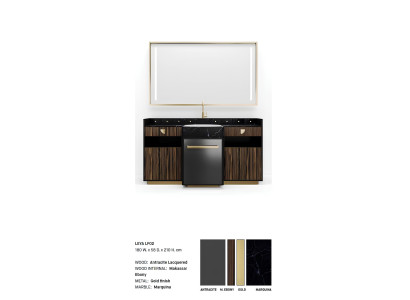 Brown Classic Furniture Badezimmer Waschbecken Armaturen Badezimmer Möbel