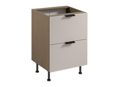 Basisunterschrank Küchenschrank 2 Schubladen Holzschrank Stauraumschrank