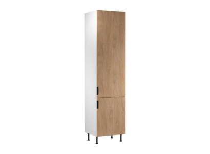 Unterschrank Küchenschrank Hochschrank Regalschrank Schubladen Weiß-Beige