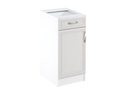 Standunterschrank Basis-Unterschrank Küchenschrank mit Schublade Weiß