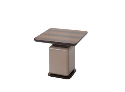 Brauner Quadratischer Beistelltisch Designer Kaffeetische Holztisch
