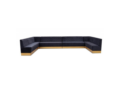 Chesterfield Hotel Disco Caffee Bar Kaffee Lounge Sofa Möbel Preis für 1lfm.